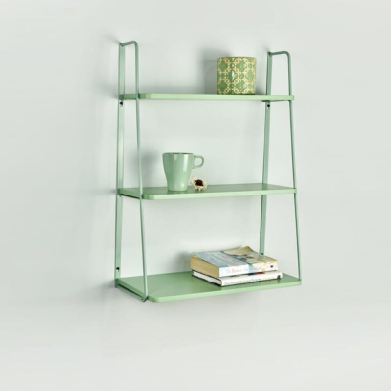 DANUBE | 3 Tier Ladder Wall Shelf - Green | 810300400100