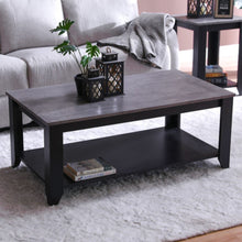 DANUBE | Jane Coffee Table and 2 End Table Set -   Grey / Dark brown | 810302600168