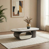 DANUBE | Ramsy Round Centre Table with Drawer Multi color | 810302600740