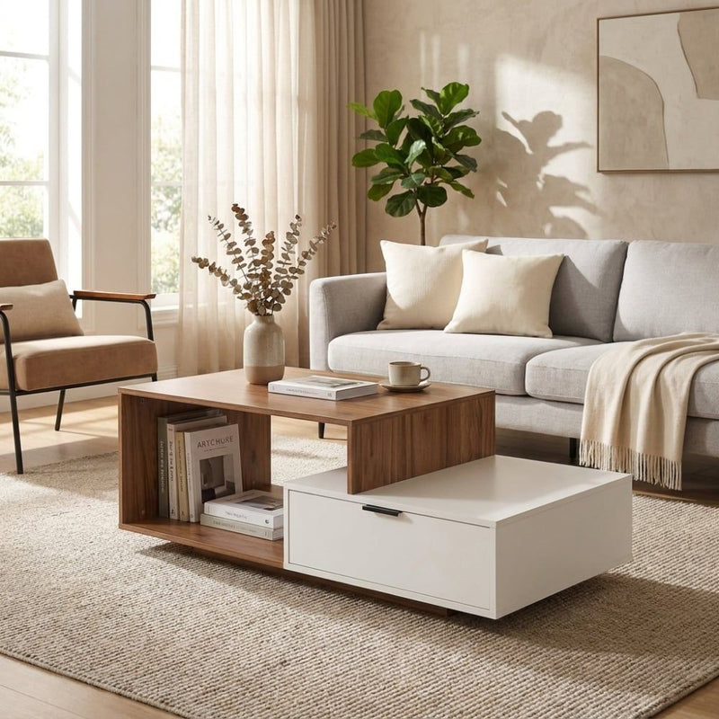 DANUBE | Ecrin Coffee Table With Drawer Multi color | 810302600861