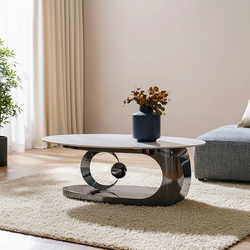 DANUBE | Princetown Sintered Stone Top Coffee Table Multi color | 810302600880