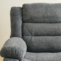 DANUBE | Allende 1 Seater Fabric Motion Recliner - Smoke Grey | 810302800068