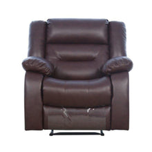 DANUBE | Allende 1 Seater PU Leather Motion Recliner - Red Brown | 810302800069