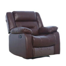 DANUBE | Allende 1 Seater PU Leather Motion Recliner - Red Brown | 810302800069