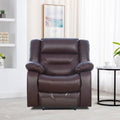 DANUBE | Allende 1 Seater PU Leather Motion Recliner - Red Brown | 810302800069