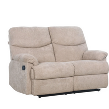DANUBE | Baltimore 2 Seater Fabric Motion Recliner - Camel | 810302800070
