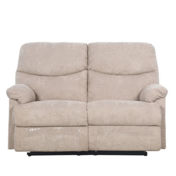 DANUBE | Baltimore 2 Seater Fabric Motion Recliner - Camel | 810302800070