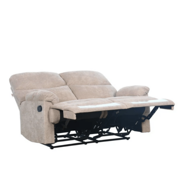 DANUBE | Baltimore 2 Seater Fabric Motion Recliner - Camel | 810302800070