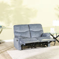 DANUBE | Baltimore 2 Seater Fabric Motion Recliner - Navy | 810302800072