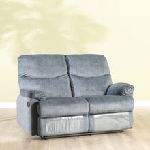 DANUBE | Baltimore 2 Seater Fabric Motion Recliner - Navy | 810302800072