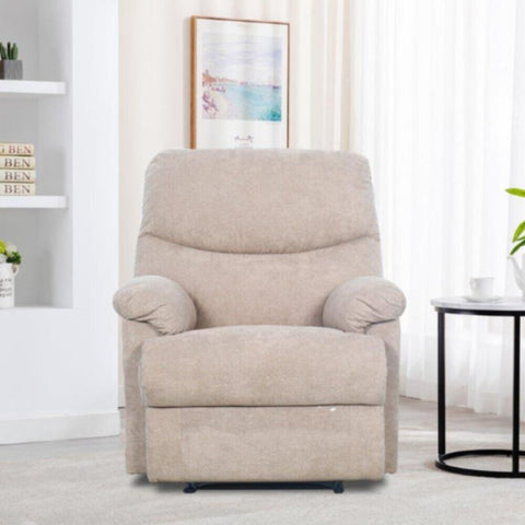 DANUBE | Baltimore 1 Seater Fabric Motion Recliner - Camel | 810302800074