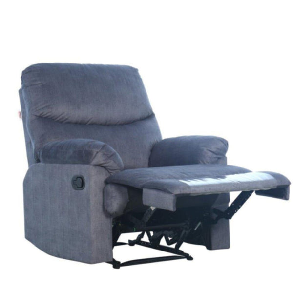 DANUBE | Baltimore 1 Seater Fabric Motion Recliner - Navy | 810302800075