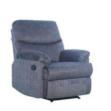 DANUBE | Baltimore 1 Seater Fabric Motion Recliner - Navy | 810302800075
