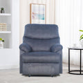 DANUBE | Baltimore 1 Seater Fabric Motion Recliner - Navy | 810302800075