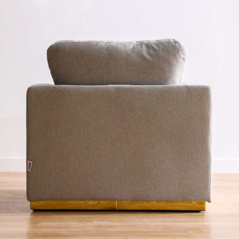 DANUBE | Lexus 1 Seater Fabric Sofa Set - Light Grey | 810302800146