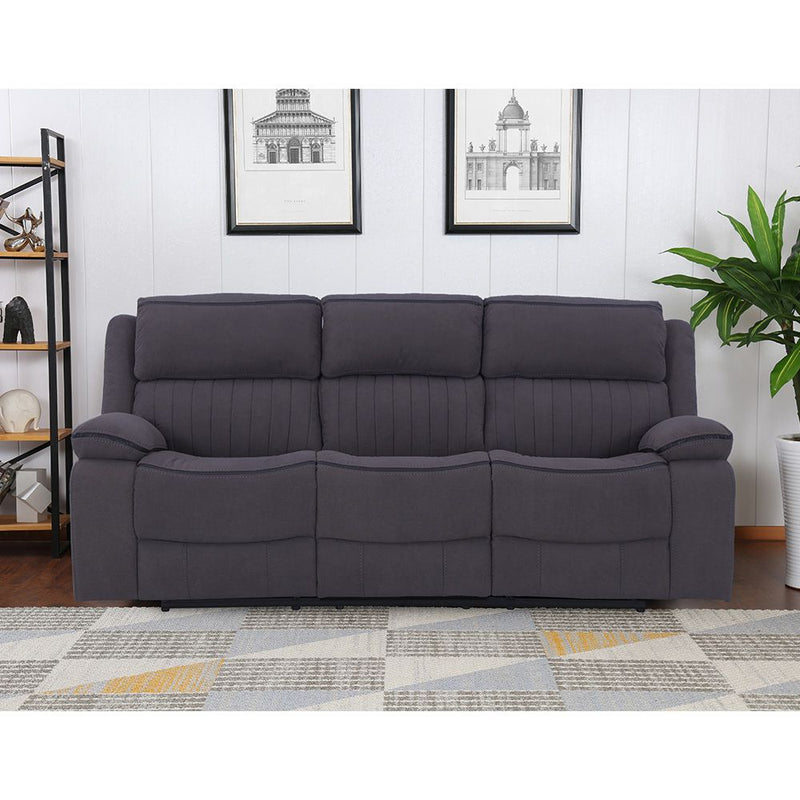 DANUBE | Illumi 3 Seater Motion Recliner-Smoke Grey | 810302800265