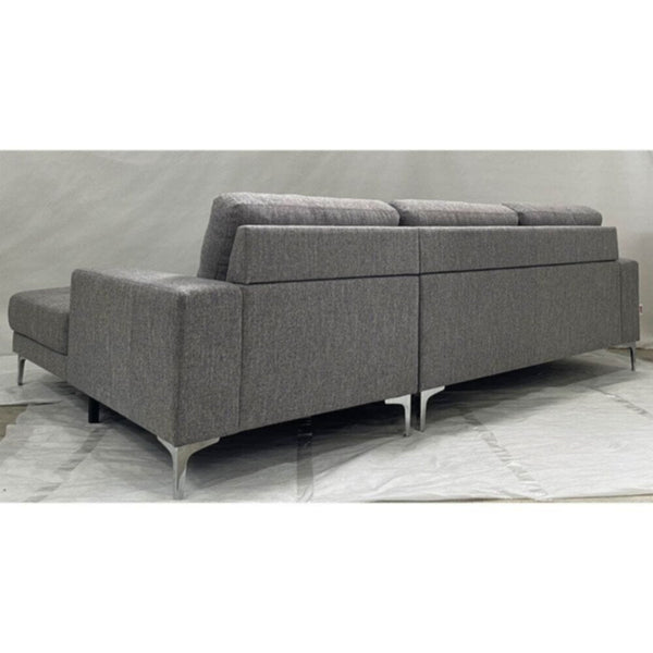 DANUBE | Gilbert 3-Seater Fabric Right Corner Sofa - Grey | 810302800297
