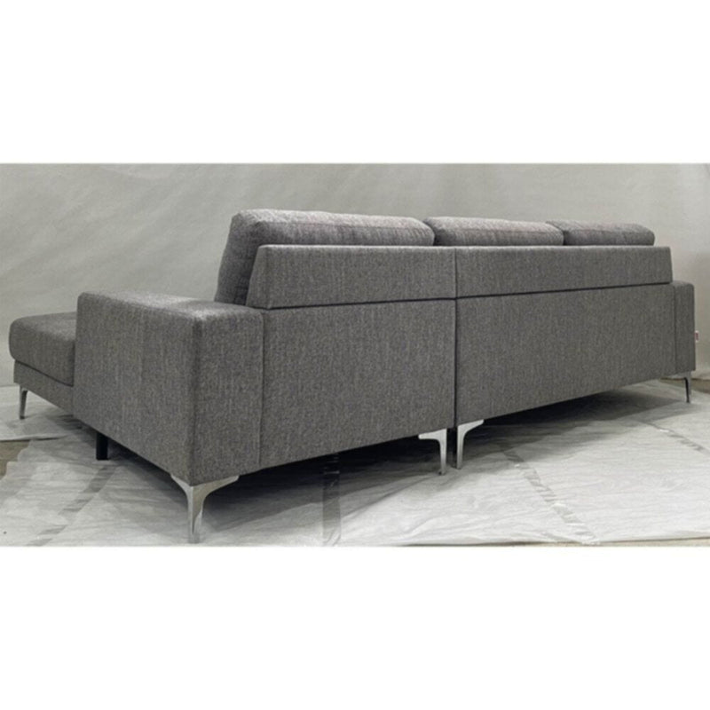 DANUBE | Gilbert 3-Seater Fabric Right Corner Sofa - Grey | 810302800297