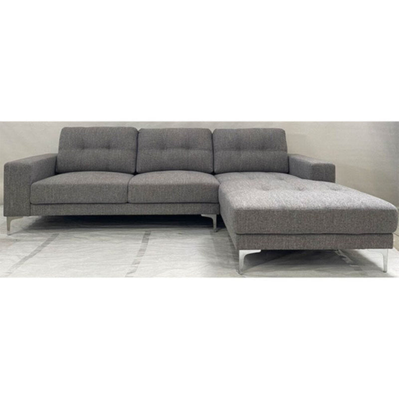DANUBE | Gilbert 3-Seater Fabric Right Corner Sofa - Grey | 810302800297