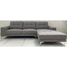 DANUBE | Gilbert 3-Seater Fabric Right Corner Sofa - Grey | 810302800297