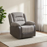 DANUBE | Greensboro 1 Seater Fabric Manual Motion Recliner Dark Grey | 810302800304