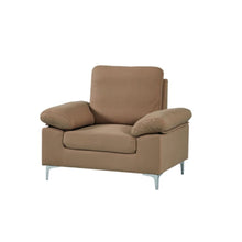 DANUBE | Algo 1-Seater Fabric Sofa - Brown | 810302800463