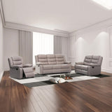 DANUBE | Homer 1 Seater Fabric Recliner Light Brown | 810302800491