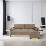DANUBE | Vermax Fabric Corner Sofa Brown | 810302801336