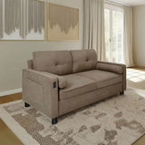DANUBE | Vermax 2 Seater Fabric Sofa Brown | 810302801338