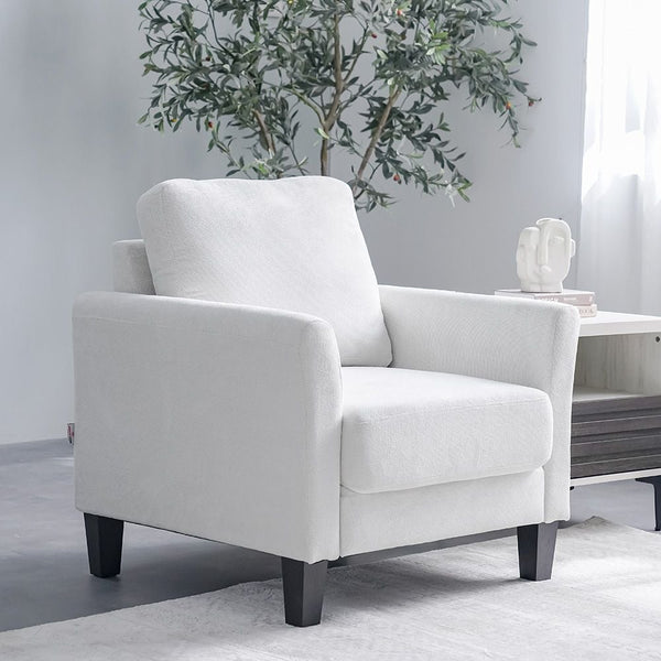 DANUBE | Gamorah 1 Seater Fabric Sofa Cream | 810302801419
