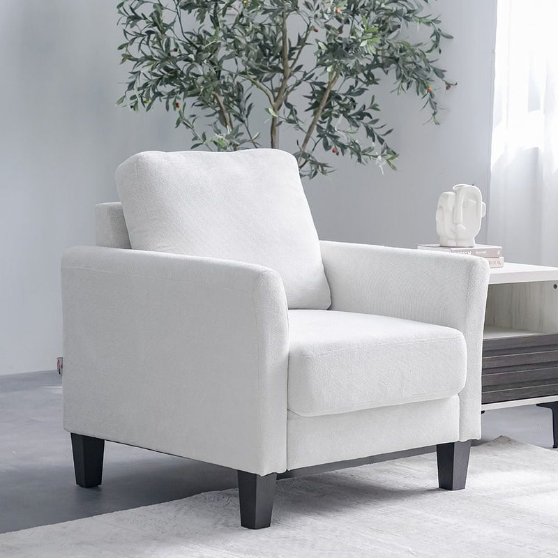 DANUBE | Gamorah 1 Seater Fabric Sofa Cream | 810302801419