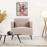 DANUBE | Pescara 1-Seater Fabric Sofa Grey | 810302801498