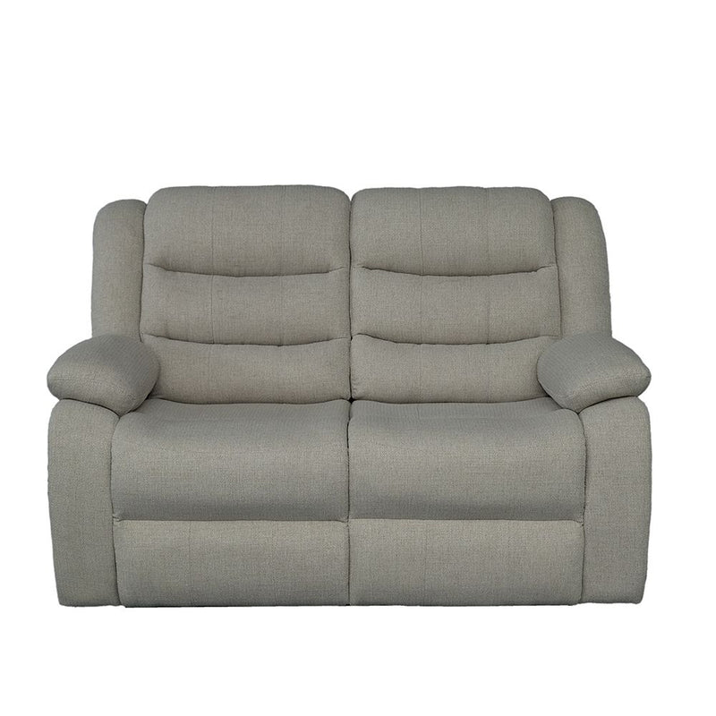 DANUBE | Archer 2 Seater Fabric Recliner Light Brown | 810302801652