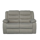 DANUBE | Archer 2 Seater Fabric Recliner Light Brown | 810302801652
