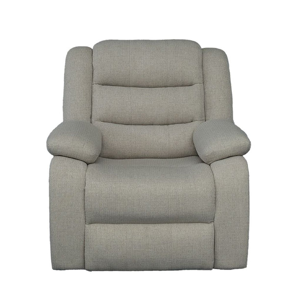 DANUBE | Archer 1 Seater Fabric Recliner Light Brown | 810302801661