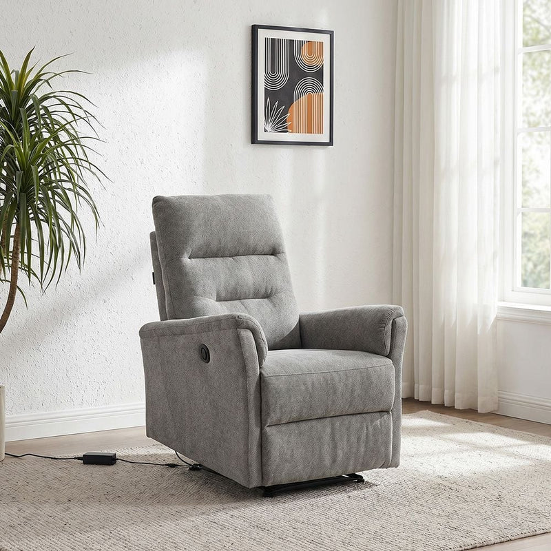 DANUBE | Jared 1 Seater Recliner Grey | 810302801990