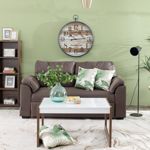 DANUBE | Balmond 3-Seater Fabric Sofabed Brown | 810401102069