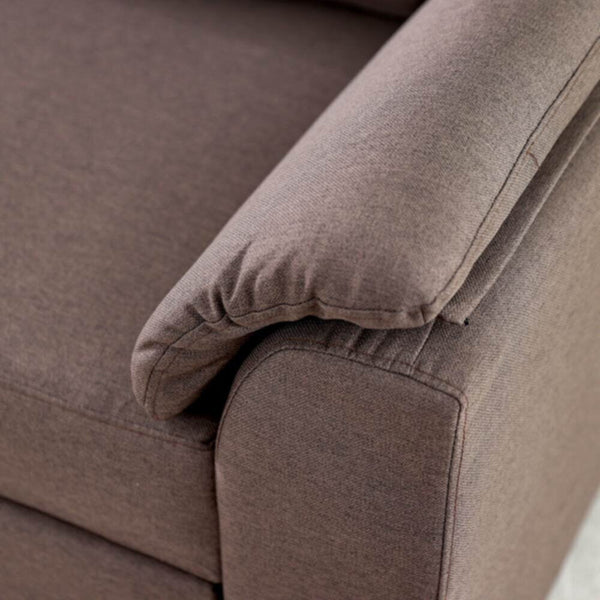 DANUBE | Balmond 3-Seater Fabric Sofabed Brown | 810401102069