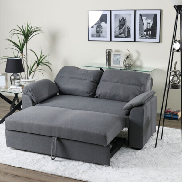DANUBE | Balmond 3-Seater Fabric Sofabed Grey | 810401102070
