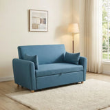DANUBE | Alpha 2-Seater Fabric Sofa Bed Blue | 810401102073