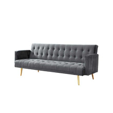 DANUBE | Claude 3 Seater Fabric Sofa Bed Grey | 810401102083