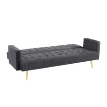 DANUBE | Claude 3 Seater Fabric Sofa Bed Grey | 810401102083