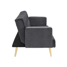 DANUBE | Claude 3 Seater Fabric Sofa Bed Grey | 810401102083