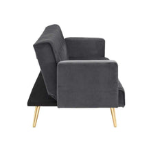 DANUBE | Claude 3 Seater Fabric Sofa Bed Grey | 810401102083