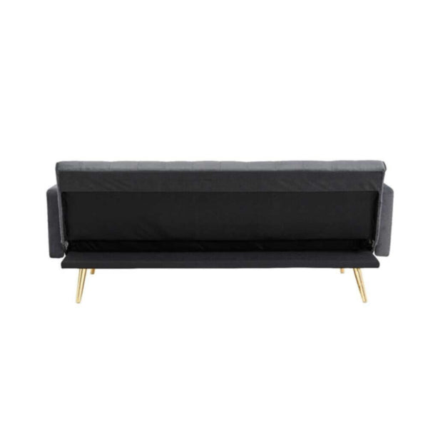 DANUBE | Claude 3 Seater Fabric Sofa Bed Grey | 810401102083