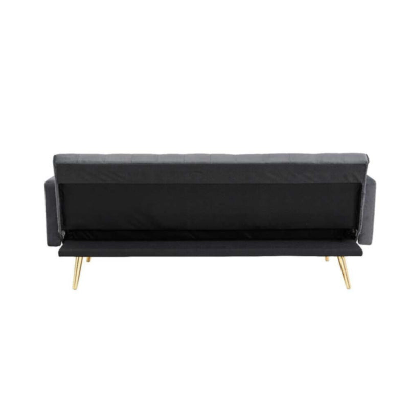 DANUBE | Claude 3 Seater Fabric Sofa Bed Grey | 810401102083