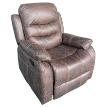 DANUBE | Adric One Seater Airleather Manual Recliner Brown | 810401500015