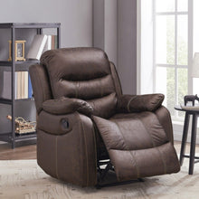 DANUBE | Adric One Seater Airleather Manual Recliner Brown | 810401500015