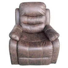DANUBE | Adric One Seater Airleather Manual Recliner Brown | 810401500015