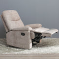 DANUBE | V2 Benedict 1 Seater Fabric Recliner-Light Brown | 810401500185